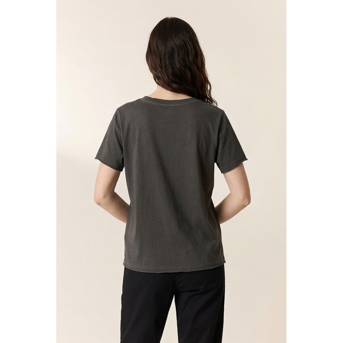 Toro Printed T-Shirt with Short Sleeves and Crew Neck carbon, LEON & HARPER