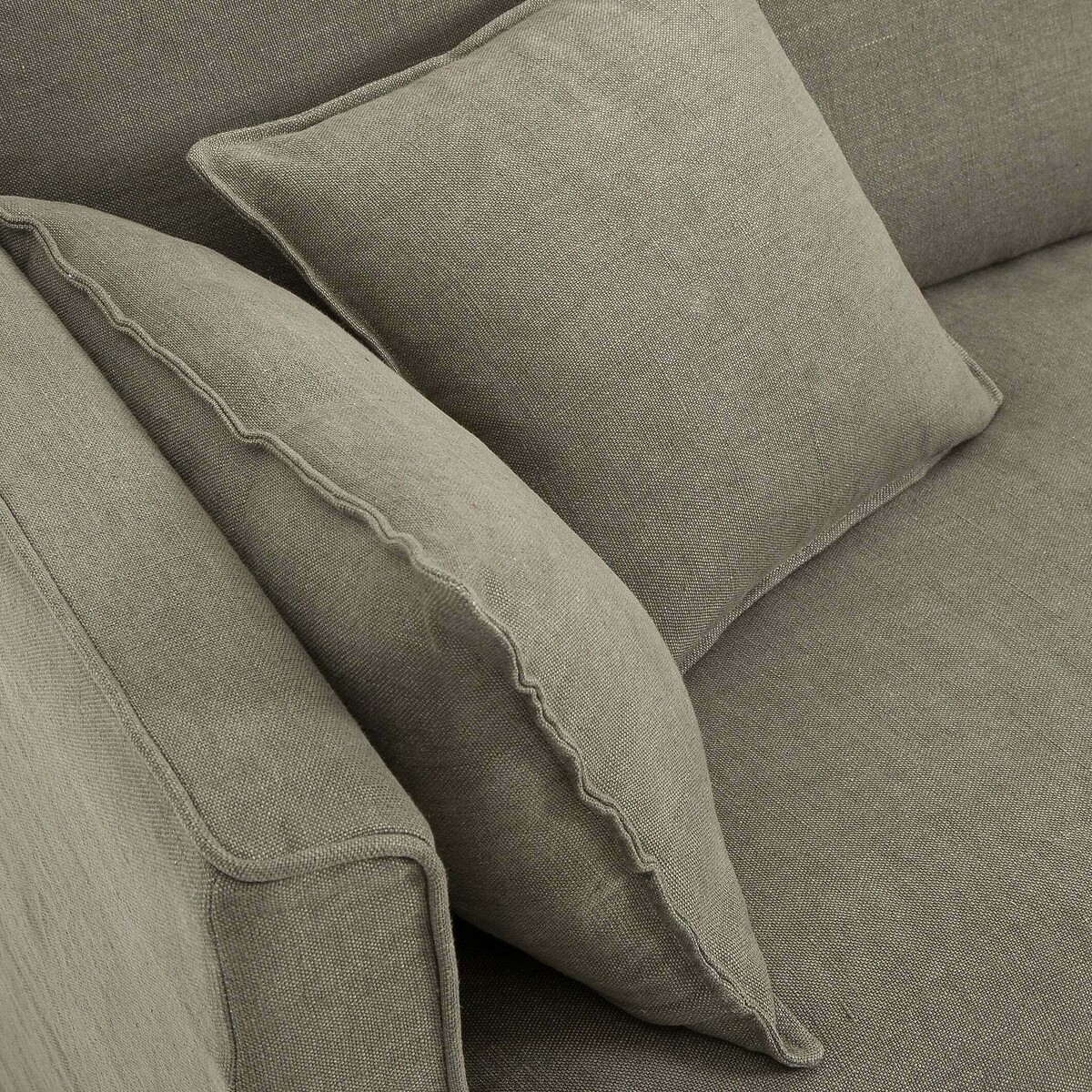 Zetelhoes in dik stonewashed linnen, Camille schors, AM.PM