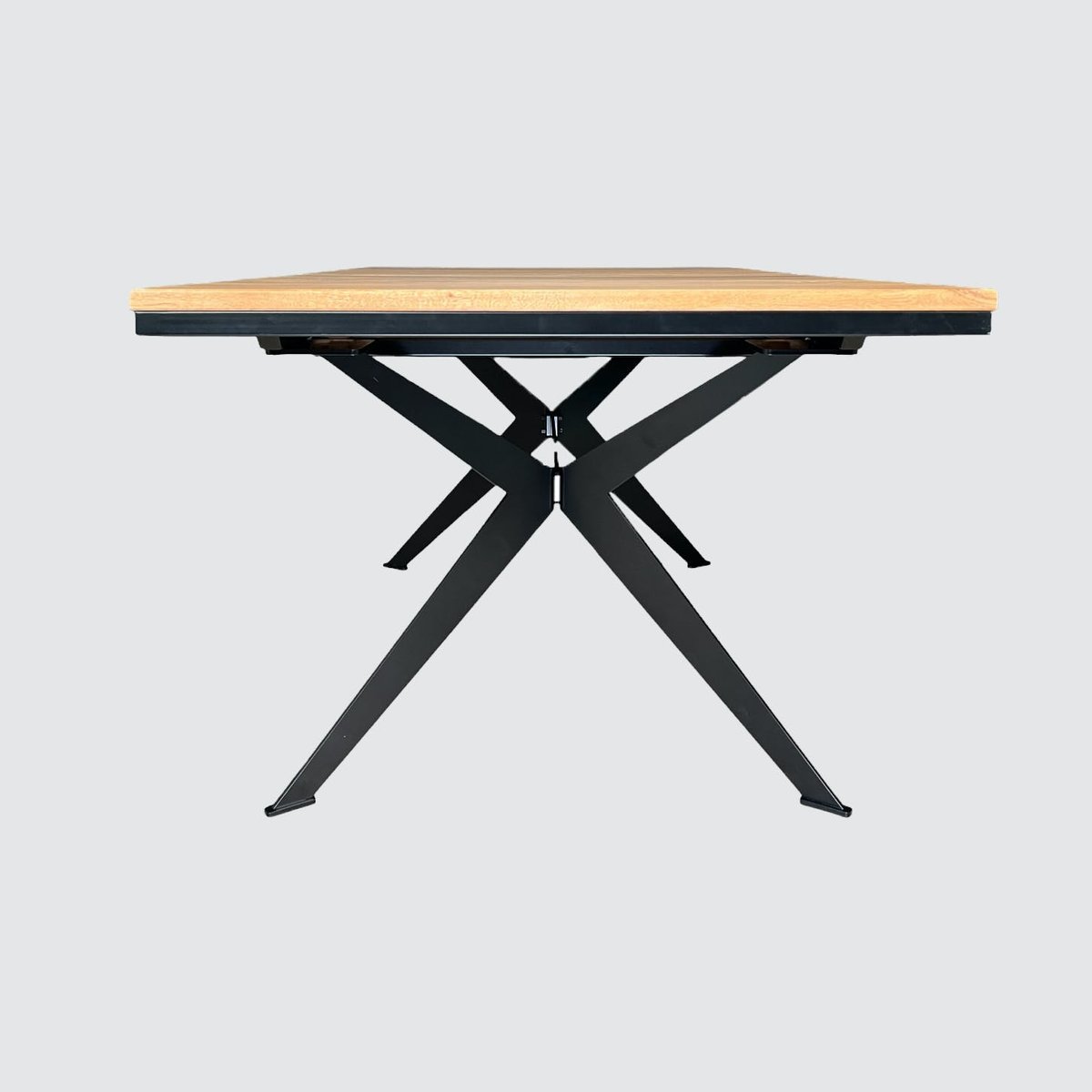 Table rectangulaire extensible en chêne huilé 220 cm PALERME bois naturel, PIER IMPORT