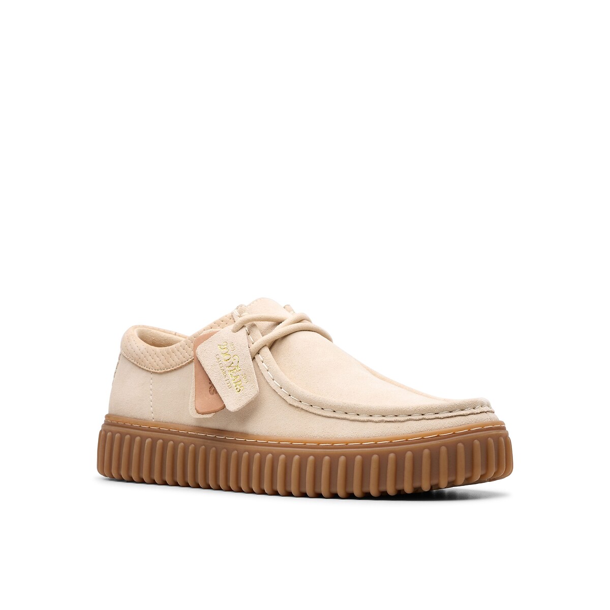 Torhill Suede Brogues ecru , CLARKS