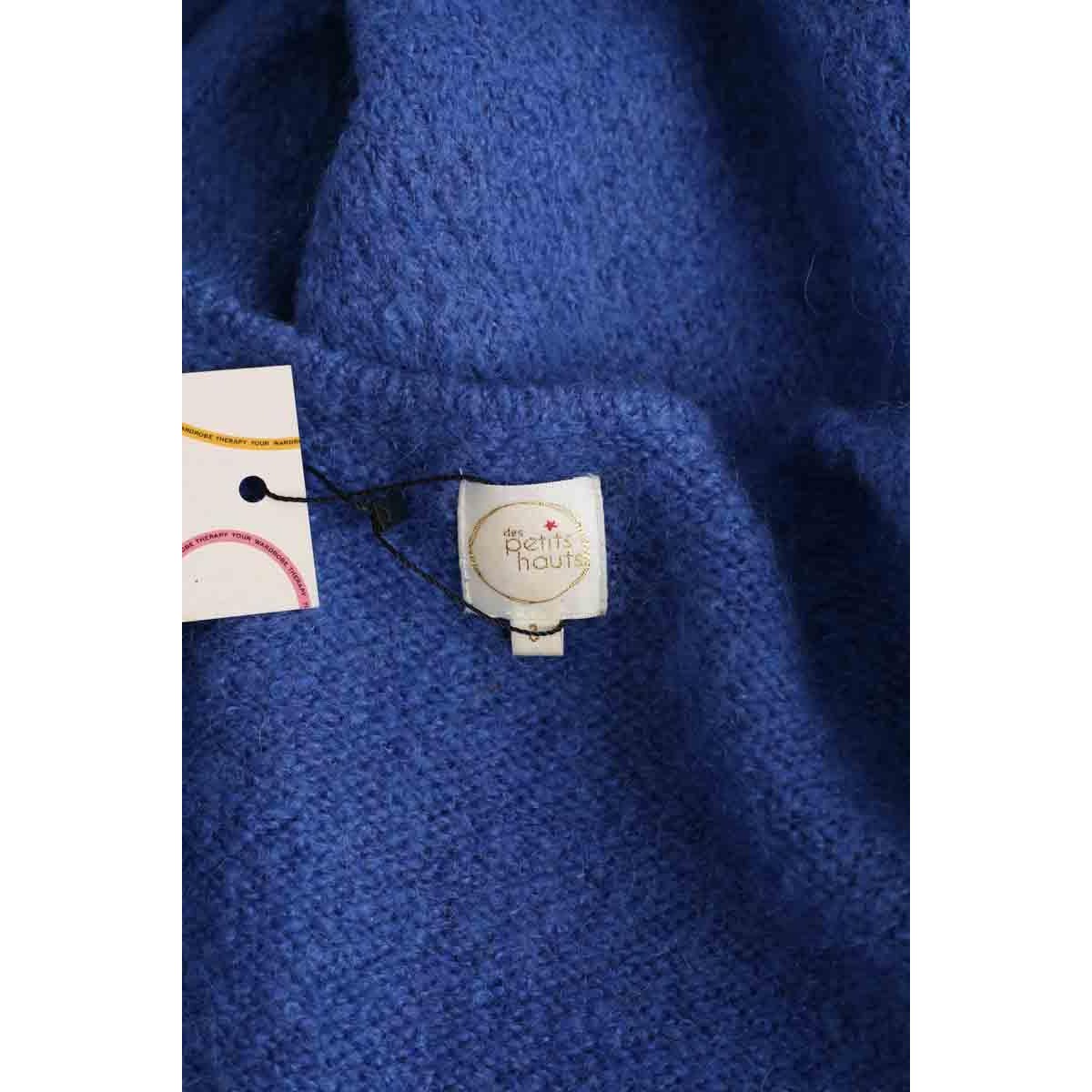 Cardigan - Très Bon État bleu, DES PETITS HAUTS