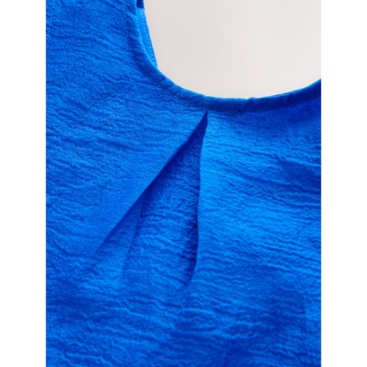 Ensemble jupe à volants et chemisier bleu cobalt, NEXT