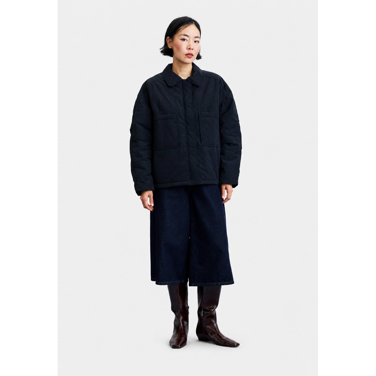 Doudoune Dorney en coton DORNEY bleu marine, FRNCH