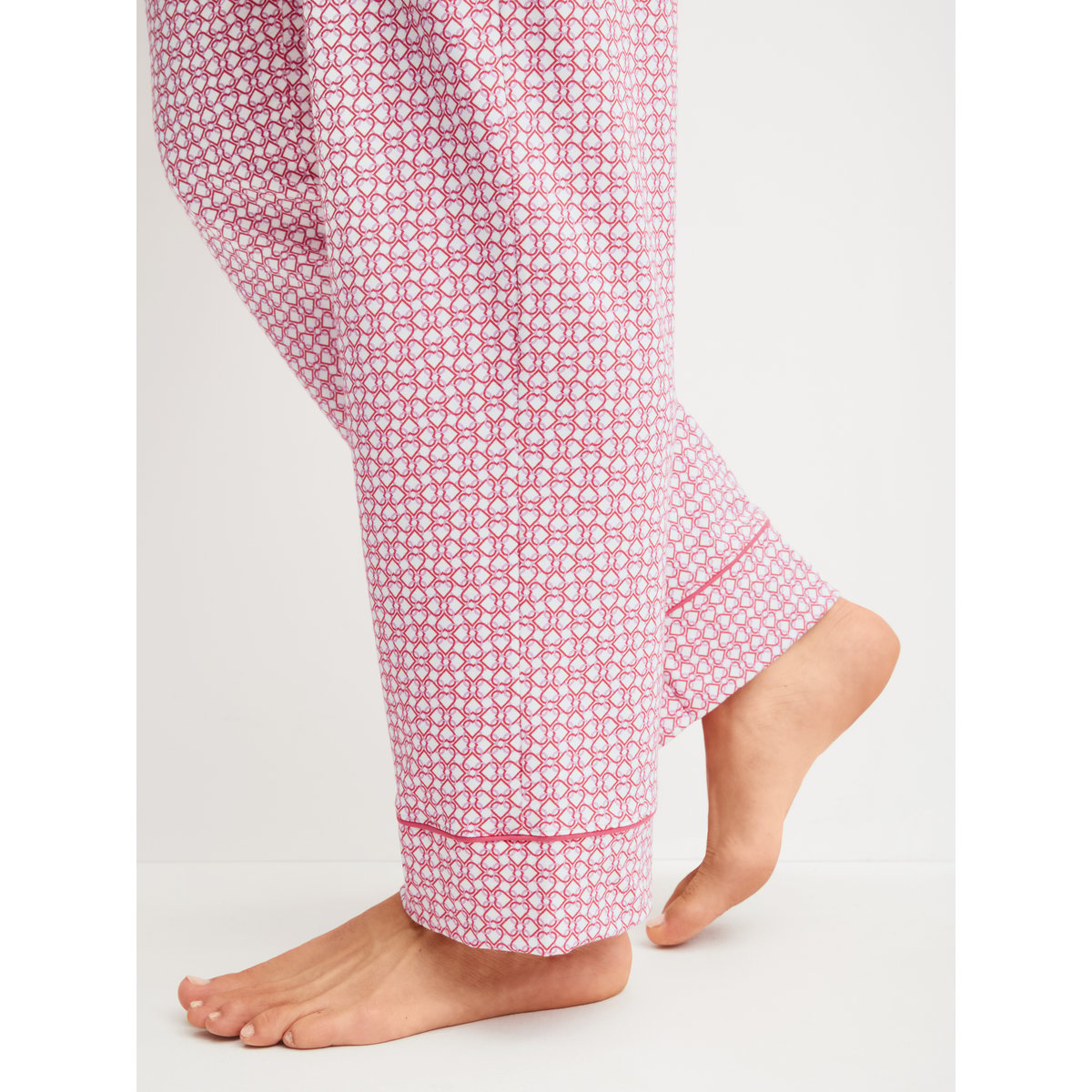 Bas de pyjama Coton FAVOURITES LOVE daret red, CALIDA