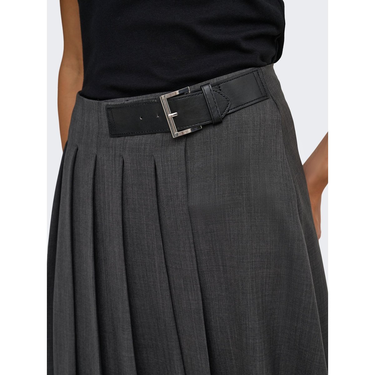 Jupe dark grey melange, JDY