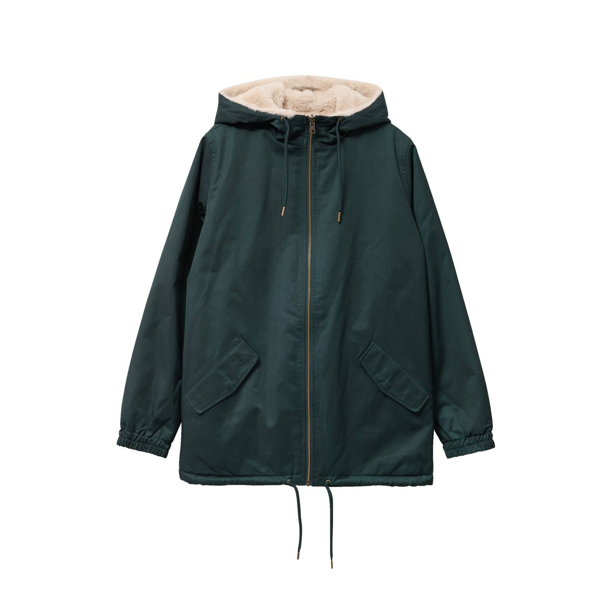 Parka réversible vert, BONOBO