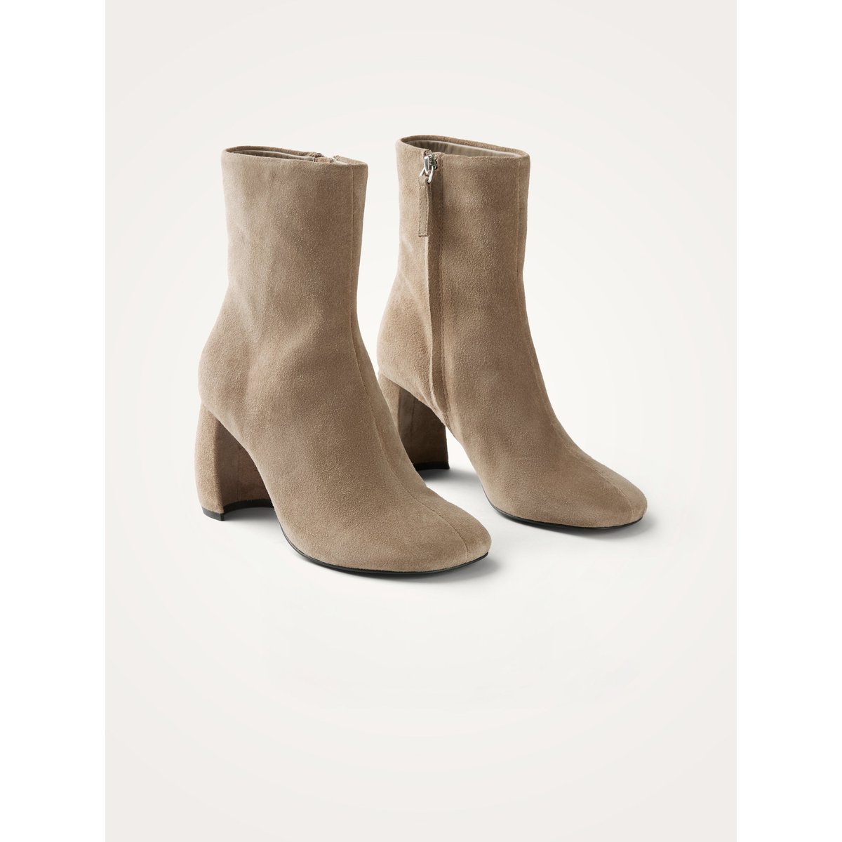 Bottines à talon demi lune LUNA High taupe, VANESSA WU