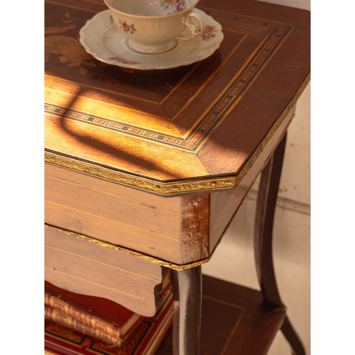 Coiffeuse Napoléon III en bois Louise N°322 - Bon état bois foncé, DEBONGOUT
