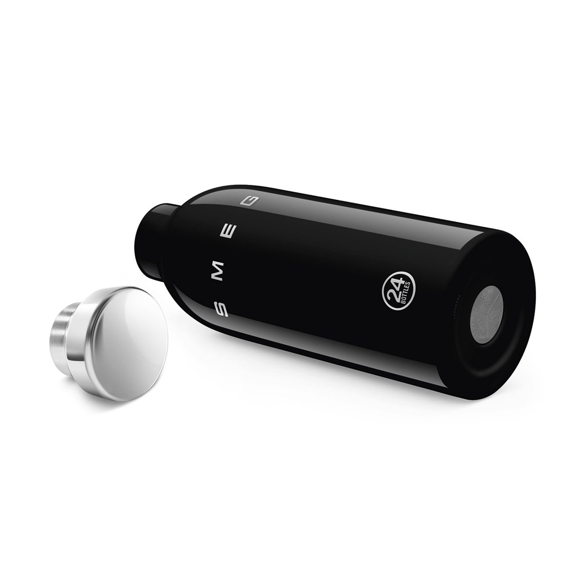 Bouteille isotherme 50 cl WBF01 noir brillant, SMEG