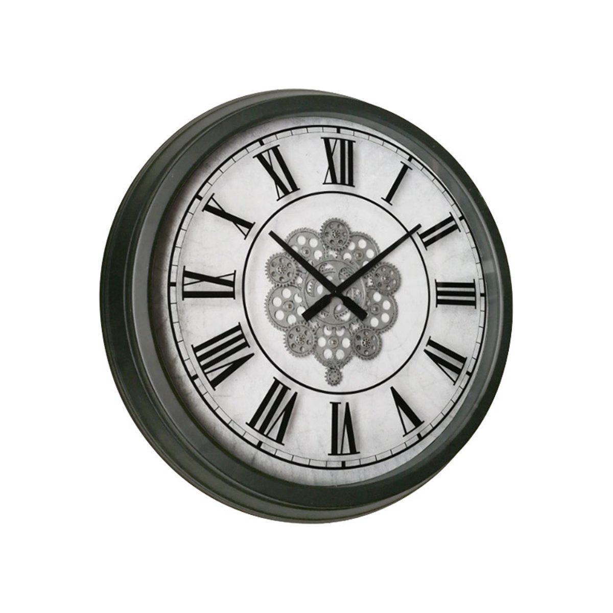 Horloge à mécanismes métal 70cm gris, EMDE
