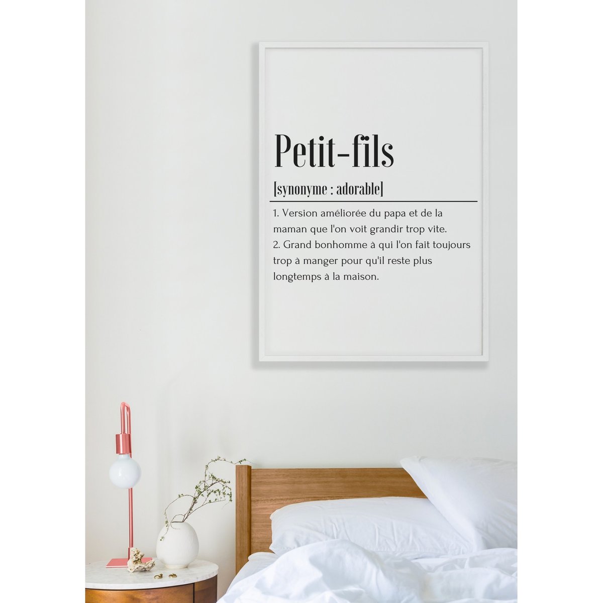 Affiche Définition Petit-fils blanc, L'AFFICHERIE