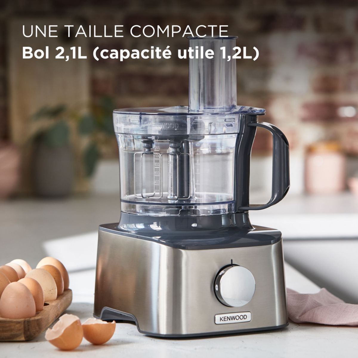 Robot multifonction Multipro Compact FDM302SS inox satinã©, KENWOOD
