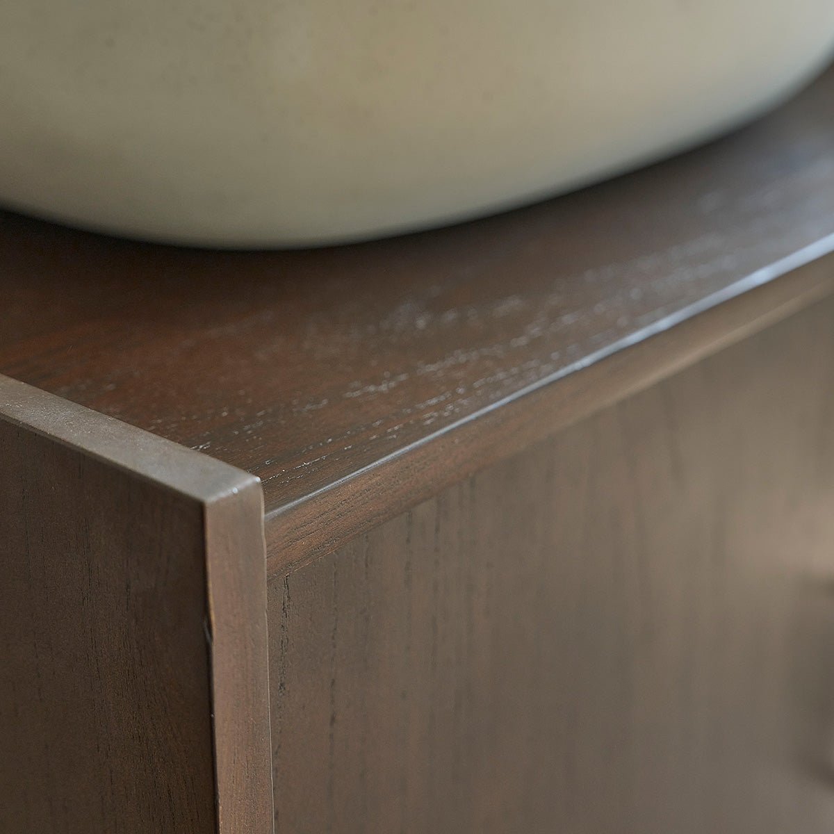 Meuble de salle de bain en mindi massif 135 cm VINTAGE marron, BERAH GETAH