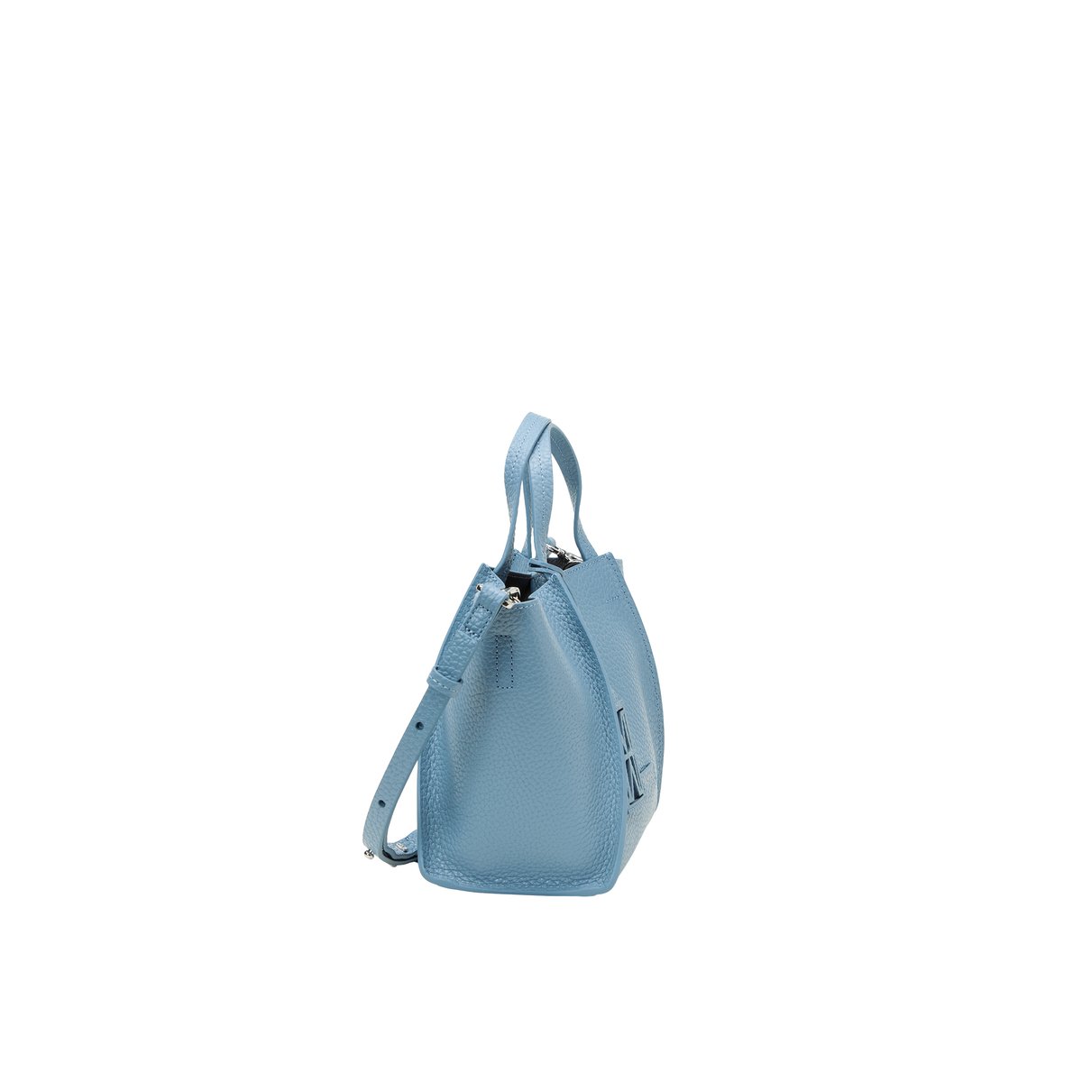 Sac à bandoulière modèle Biani en cuir de vachette finement grainé bleu, MARC O'POLO