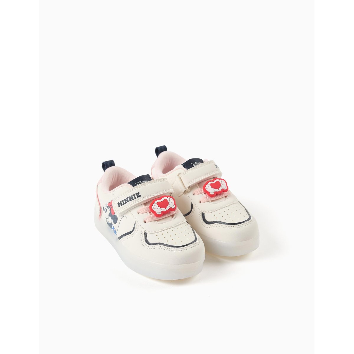 Baskets lumineuses avec imprimé Minnie beige clair, ZIPPY