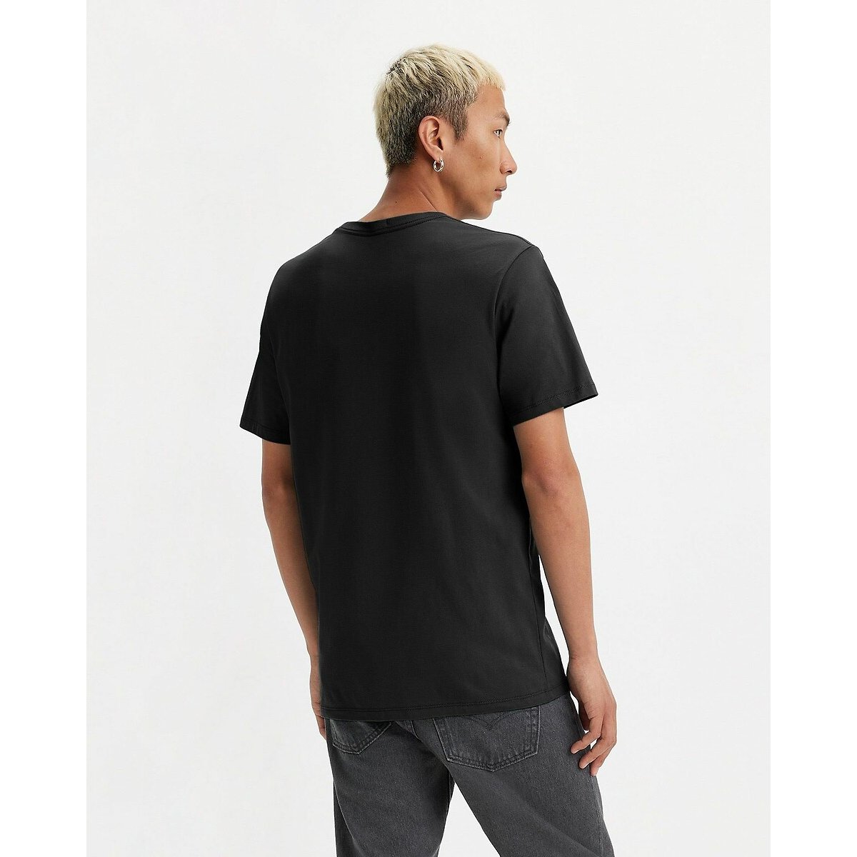 T-shirt col rond manches courtes noir, LEVI'S