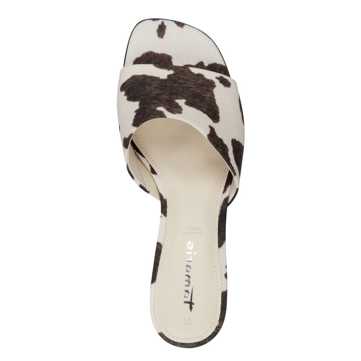 Mule talon bloc blanc nappa, TAMARIS