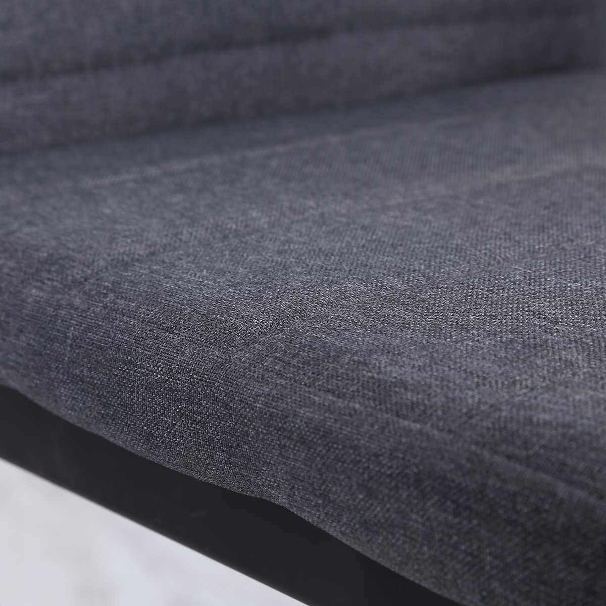 Chaise de salle à manger Lin (100% polyester) gris, HOMCOM