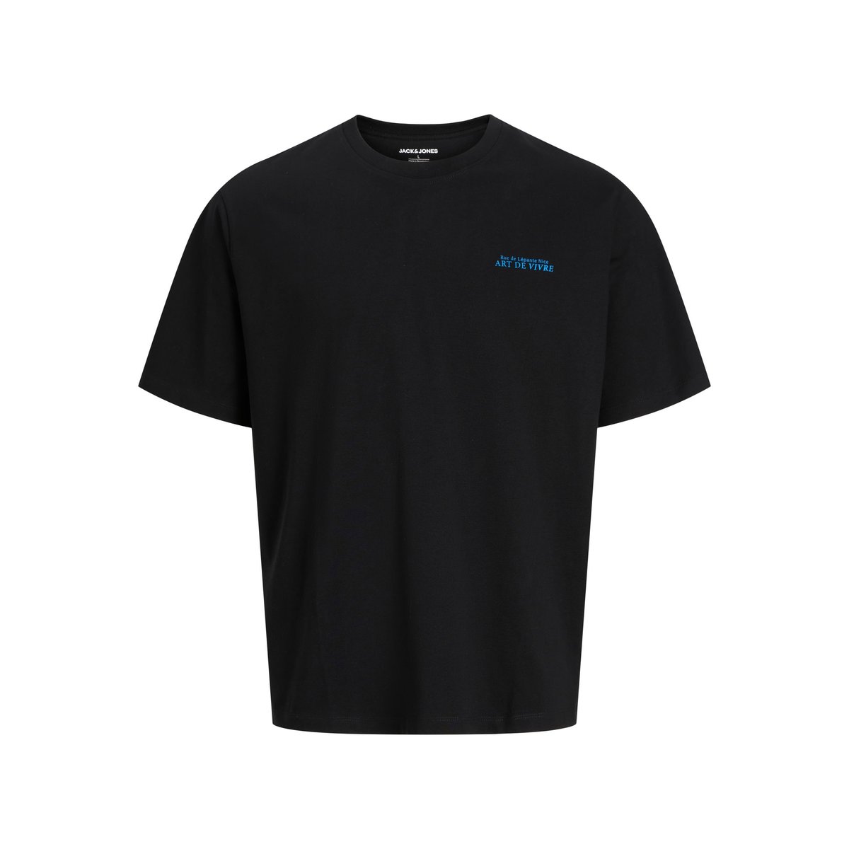 T-Shirt noire - black, JACK & JONES