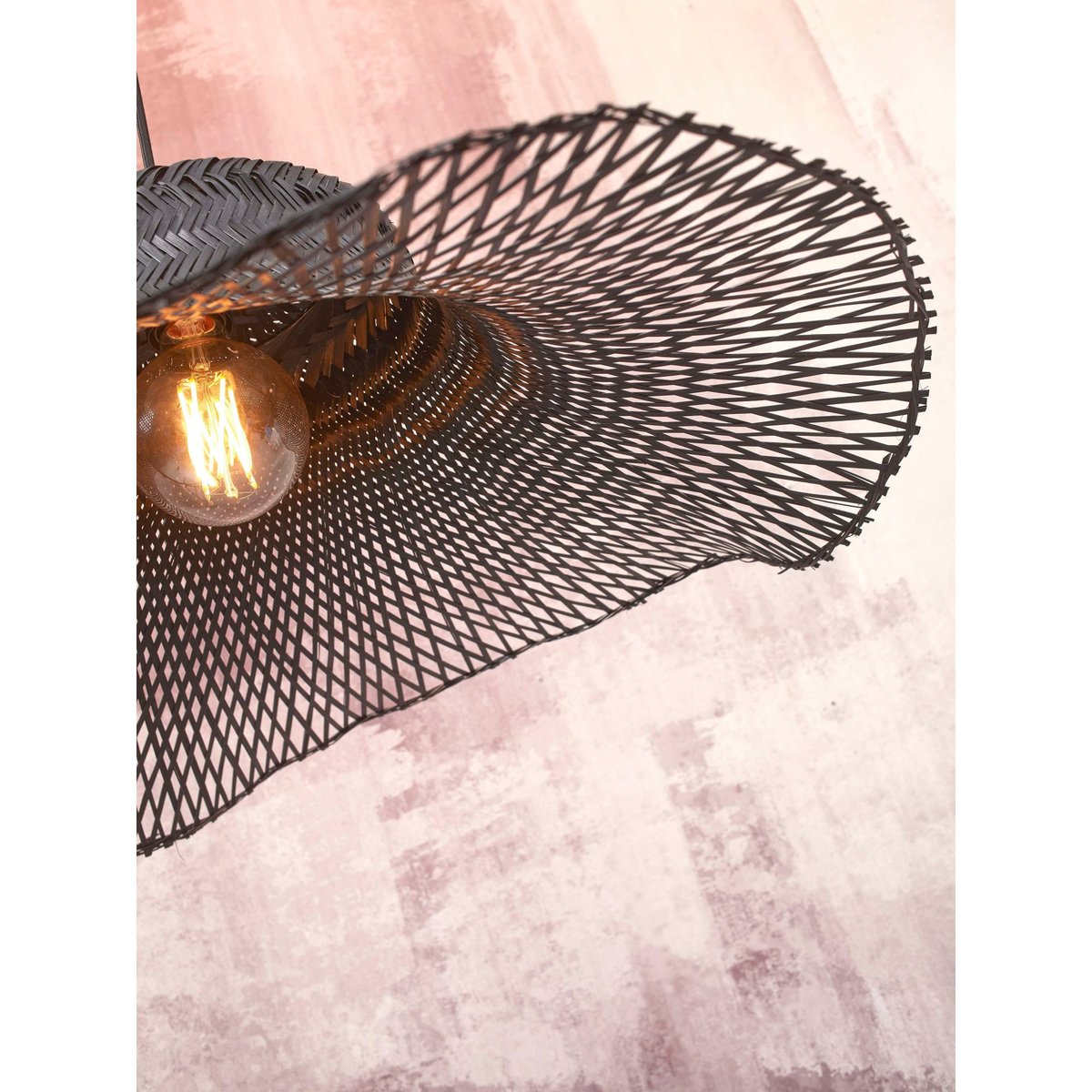 Lampe Suspendue Bambou IBIZA marron foncé, GOOD & MOJO