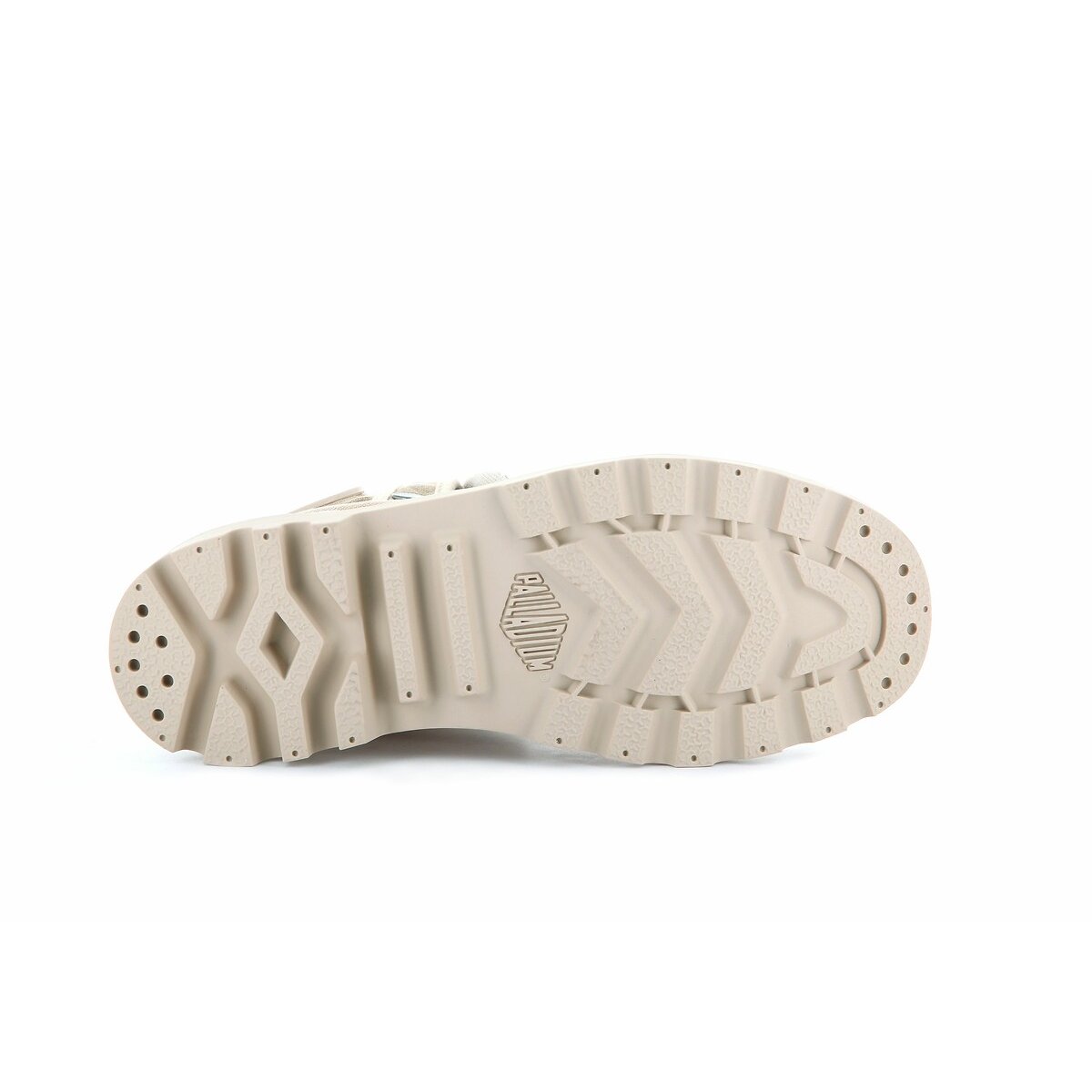 Sneakers alte con risvolto Baggy beige, PALLADIUM