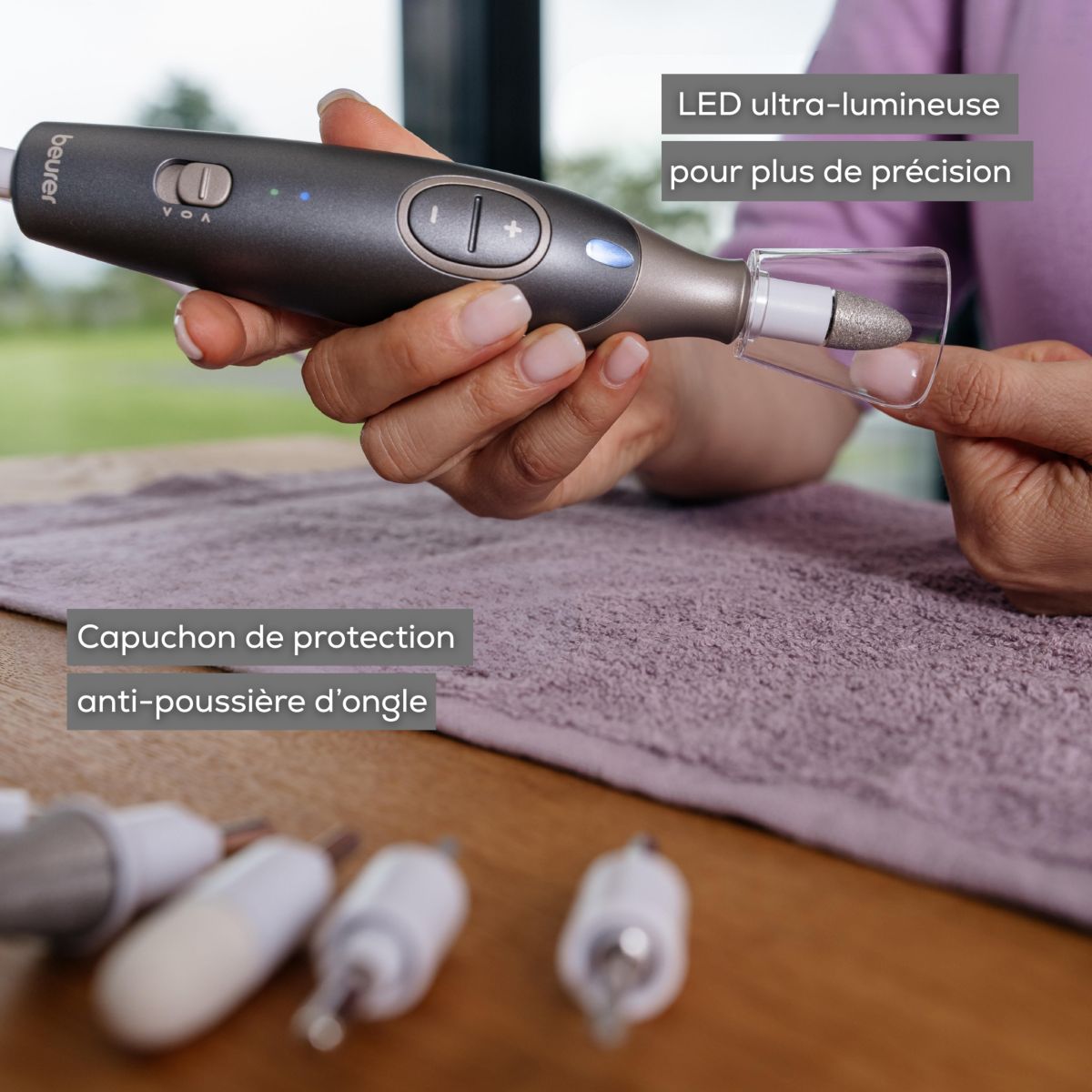 Kit manucure manicure / pedicure MP 1 R couleur unique, BEURER