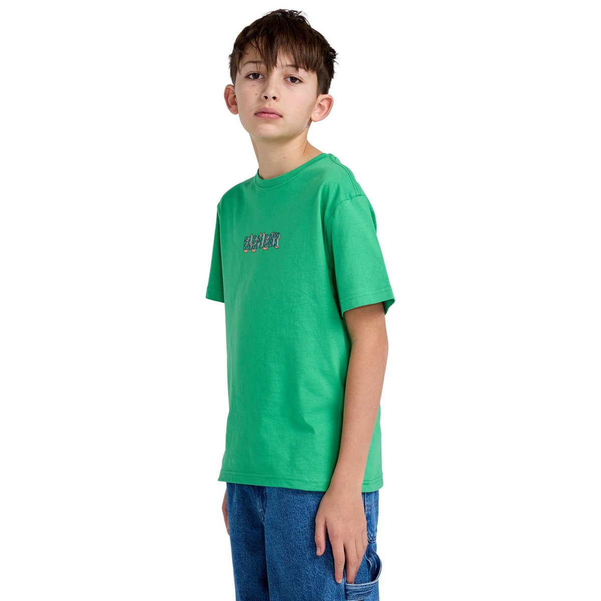 T-shirt à manches courtes FOOTSTEPS vert kelly green, ELEMENT