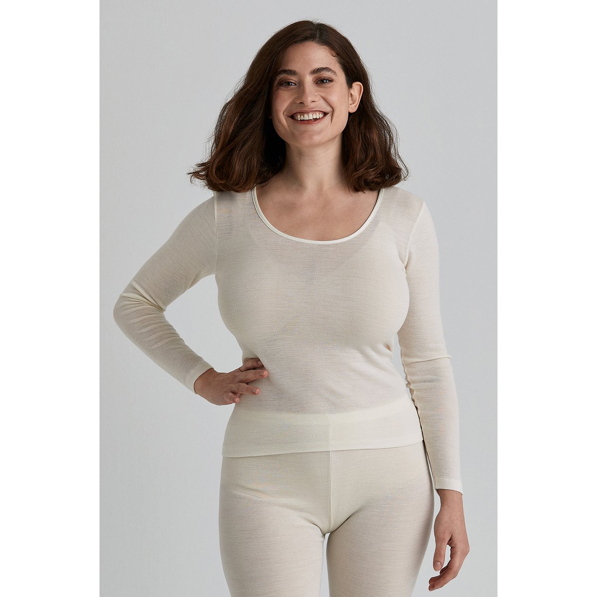 Pull Warm & Cozy En Laine Mérinos blanc, MISS MARY OF SWEDEN