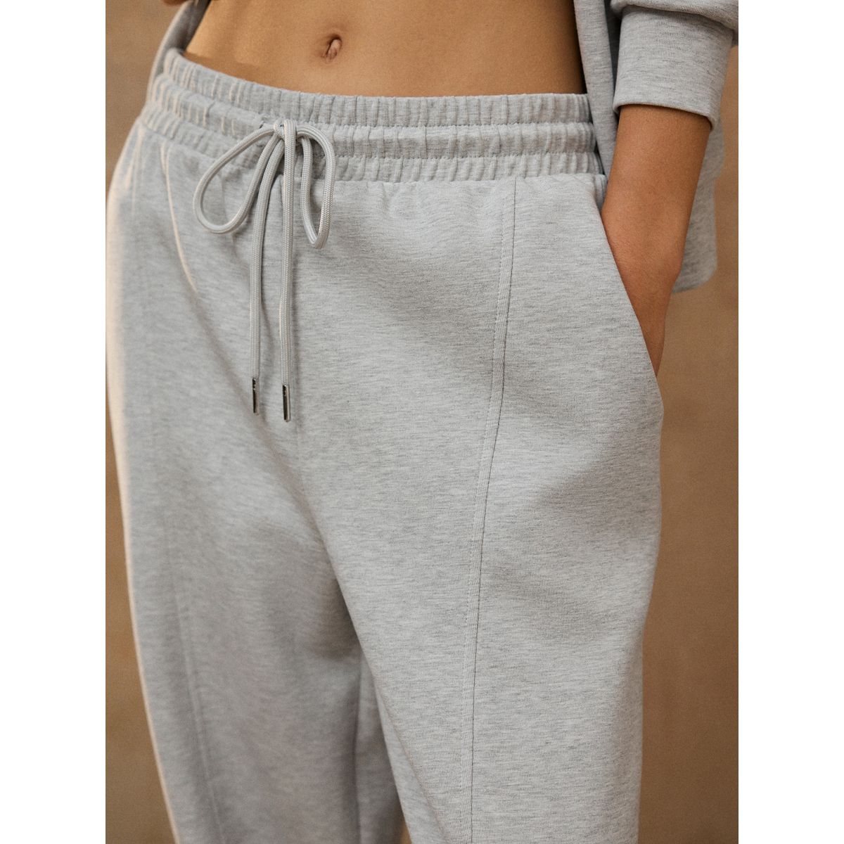 Pantalon de jogging bouffant en néoprène doux gris, NEXT