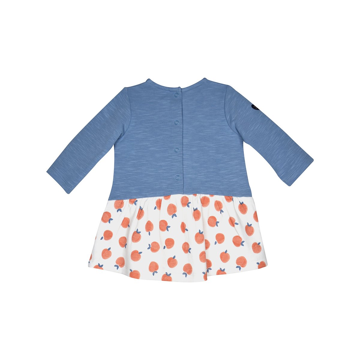 Robe laurita maille bebe bleu, SUCRE D'ORGE