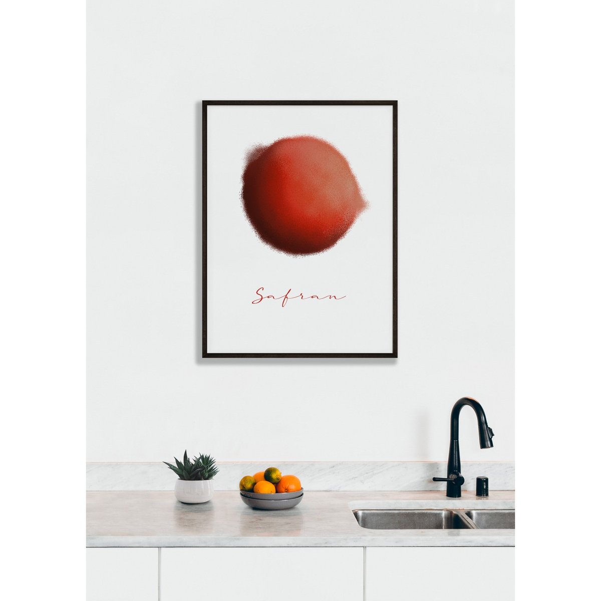 Affiche Safran blanc, L'AFFICHERIE