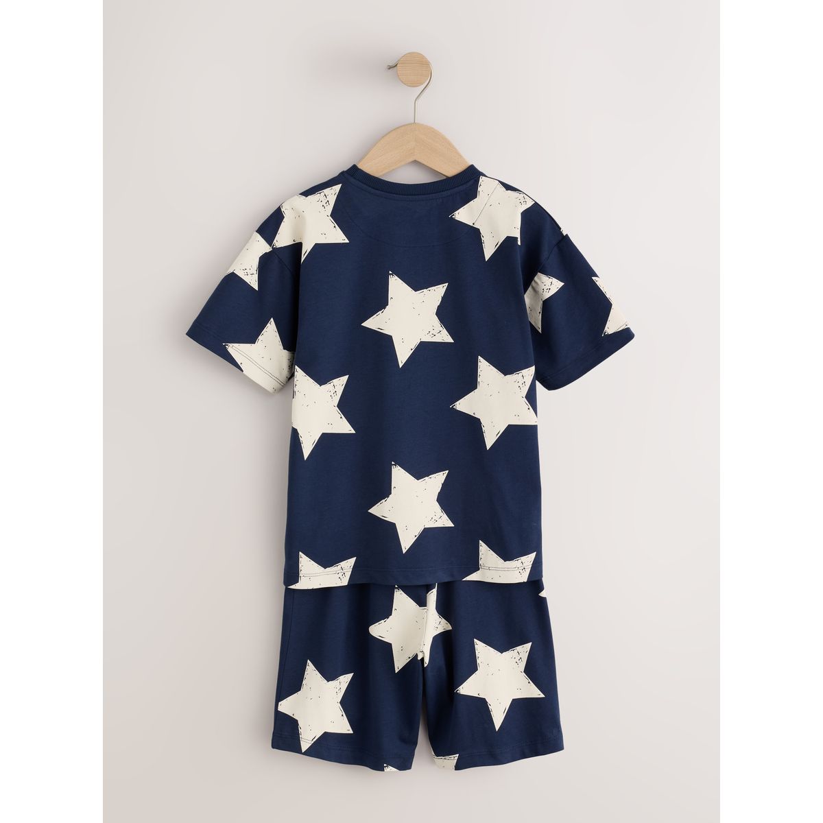 Pyjama short, lot de 3 rayures bleu marine/blanc, NEXT