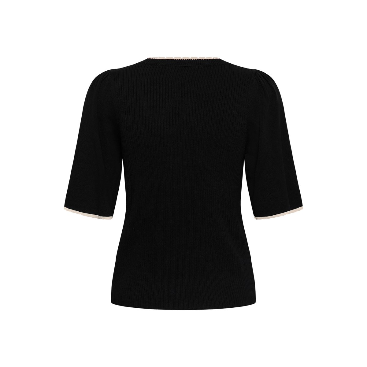 Blouse à manches courtes noir black, SOAKED IN LUXURY