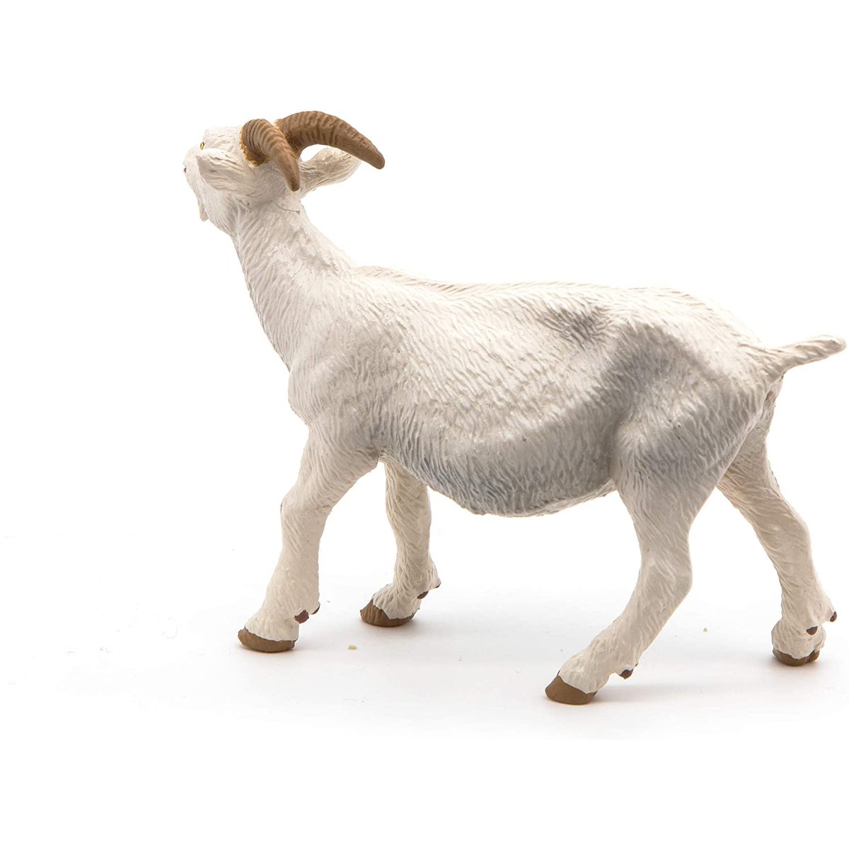 Figurine Chèvre blanche à cornes blanc, PAPO
