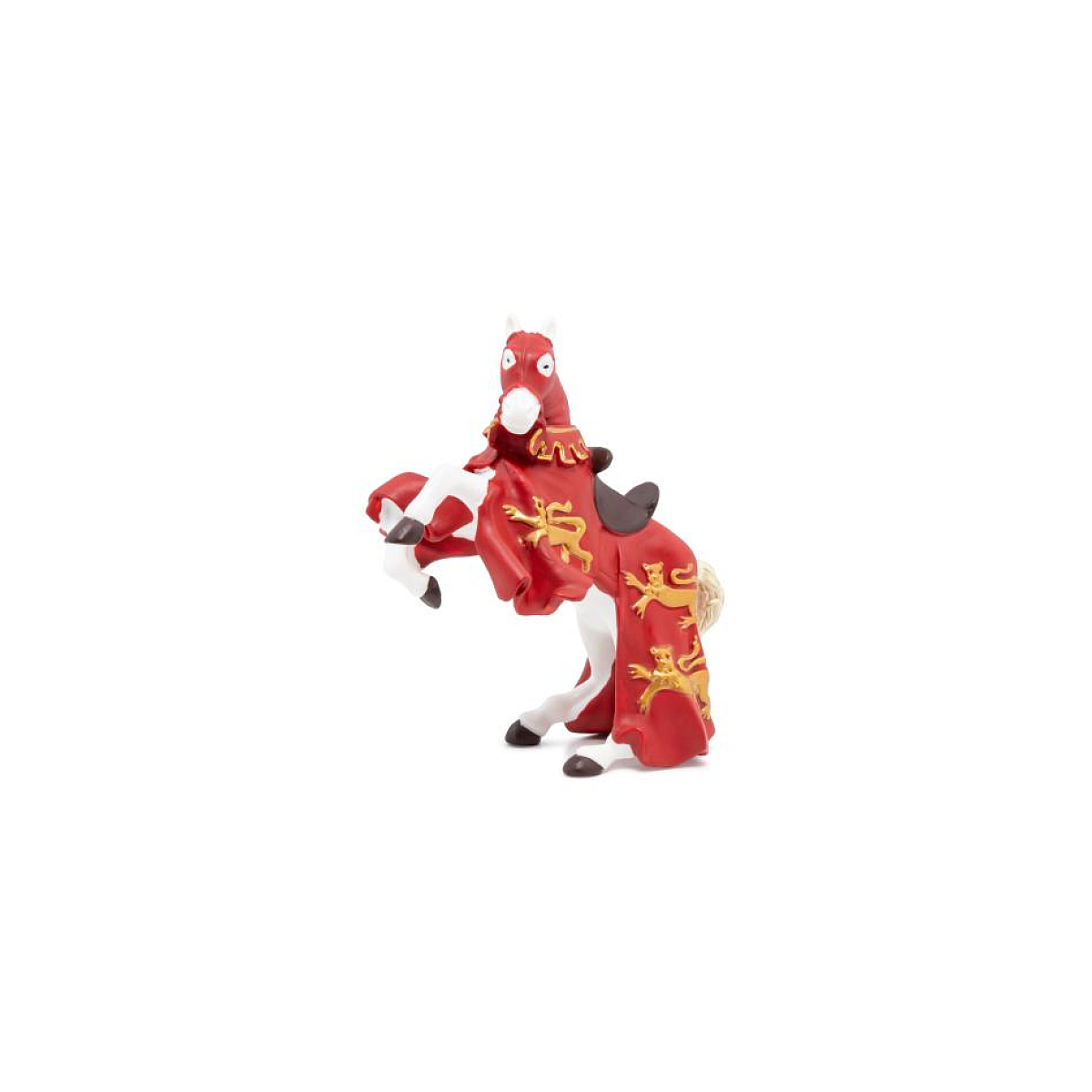 39340 - Cheval du roi richard rouge - couleur unique, PAPO