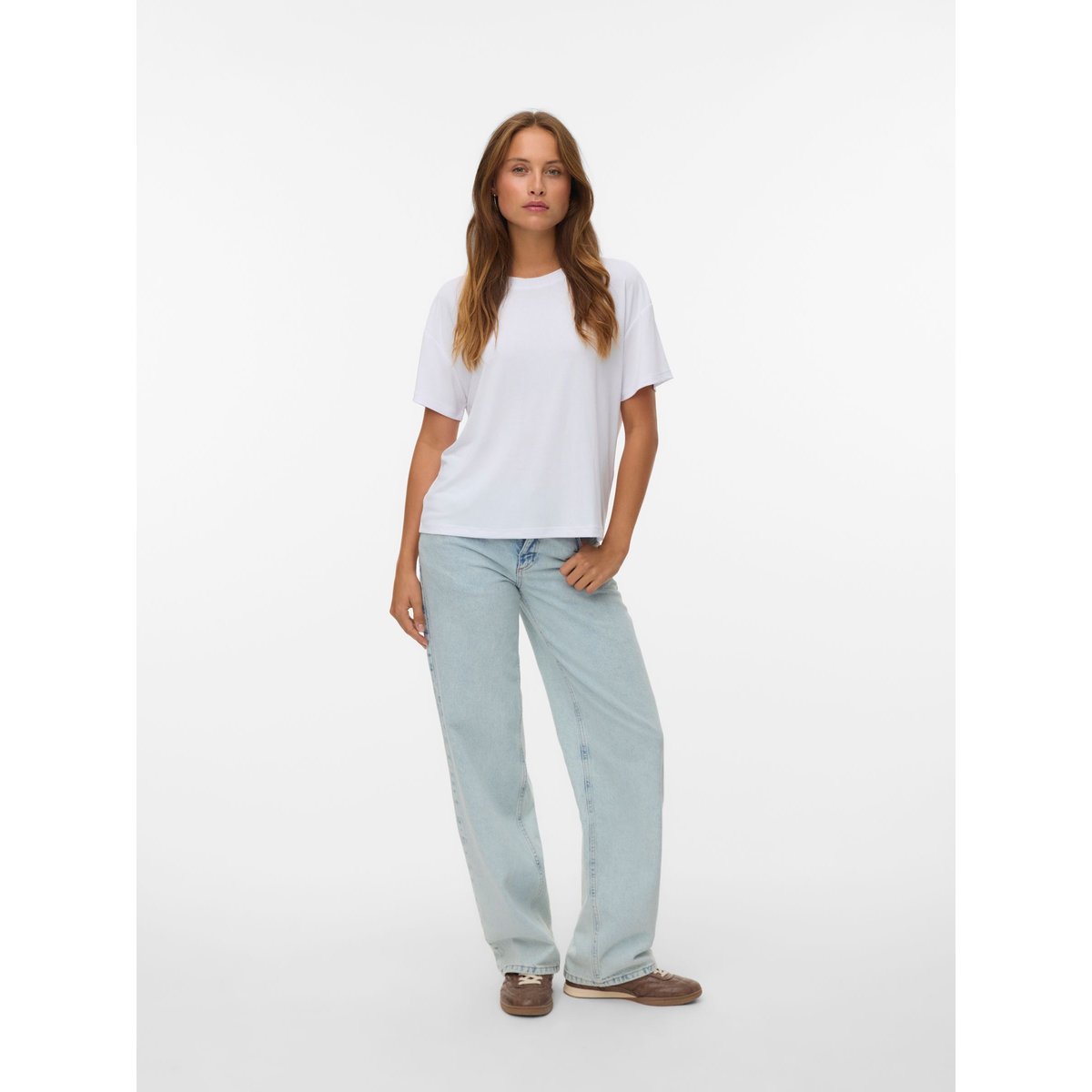 T-Shirt bright white, VERO MODA
