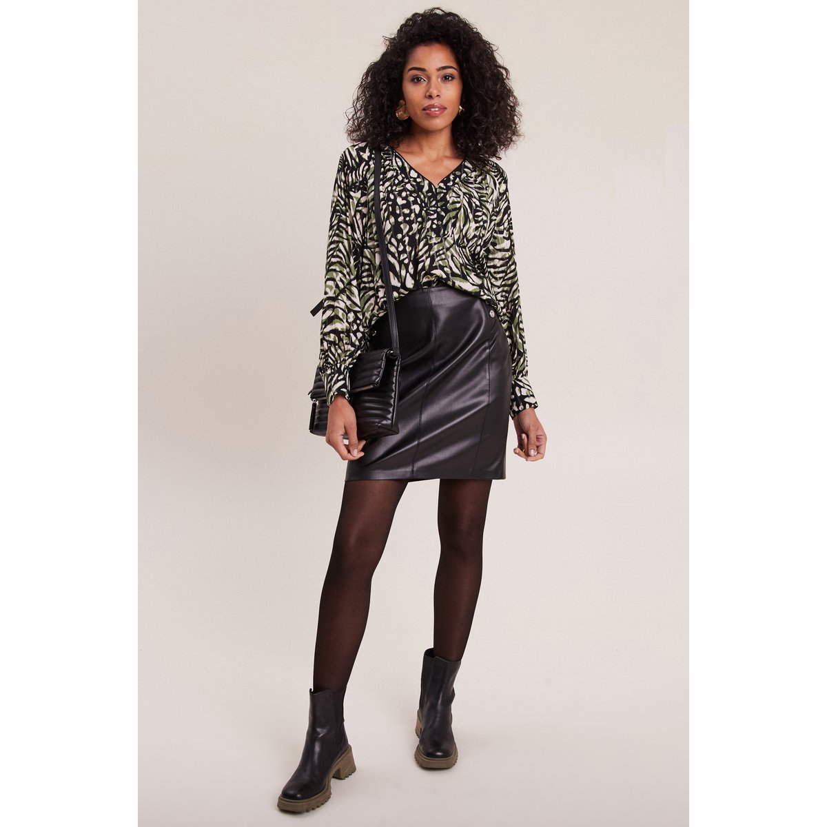 Blouse manches longues vert, BREAL