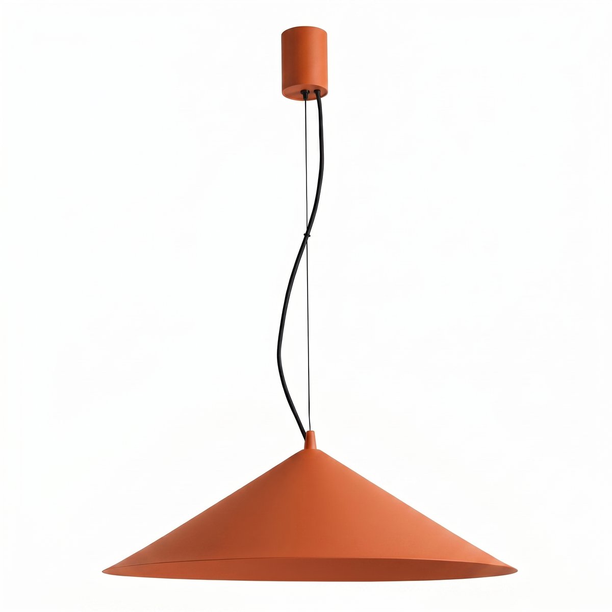 Suspension Acier Ocre Rouge LED 1 Fint ocre rouge, EDEN