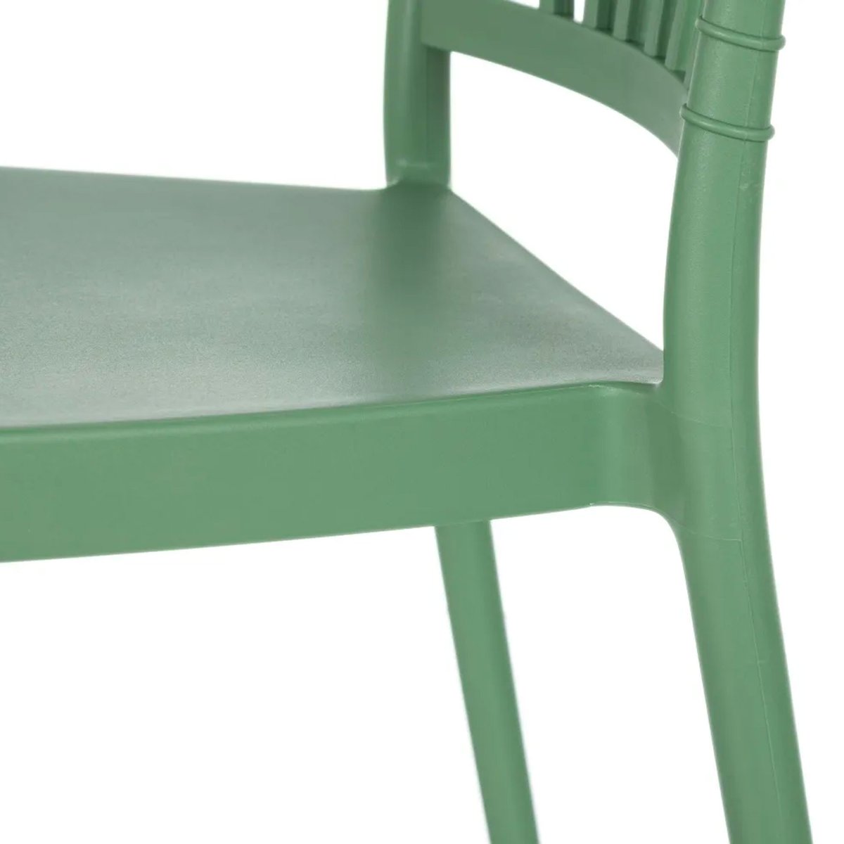 Chaise classique en polypropylène vert 44.5x52.5x90cm vert, WADIGA