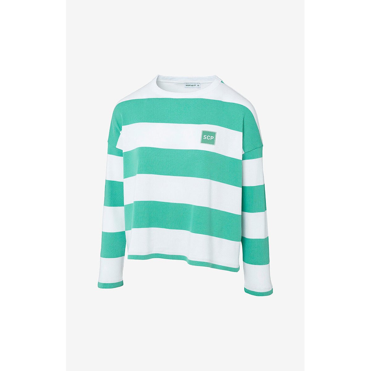 Sweatshirt New Fuse Stripes - Mulher, Sporting Clube de Portugal verde/branco, SPORTING CLUBE DE PORTUGAL