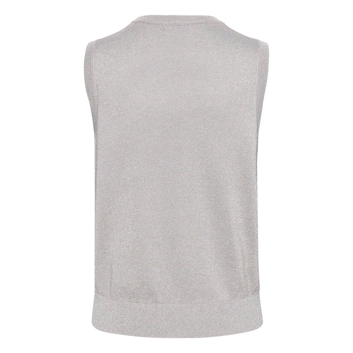 Knitted pullover gris argent grey silver metallic, KAFFE