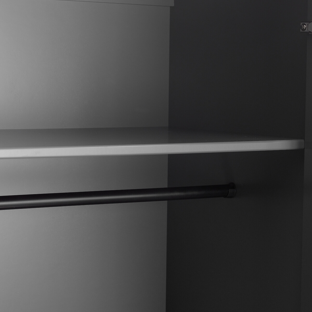 Alexis 2 Door Wardrobe with Drawer slate grey, SO'HOME