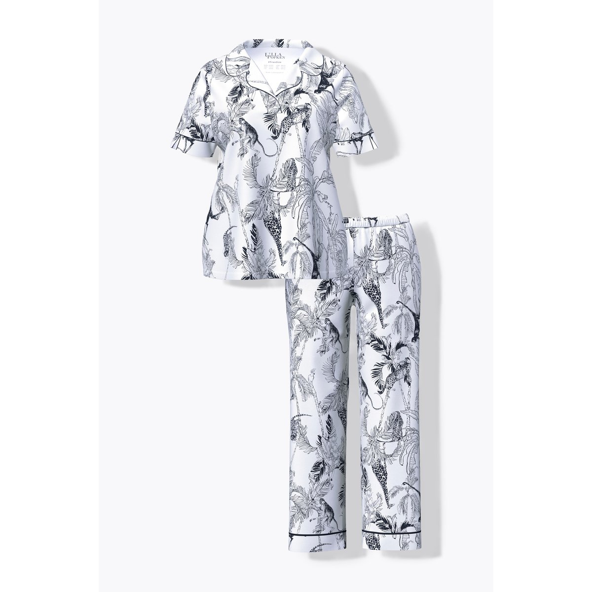 Pyjama à motif safari blanc cassé, ULLA POPKEN