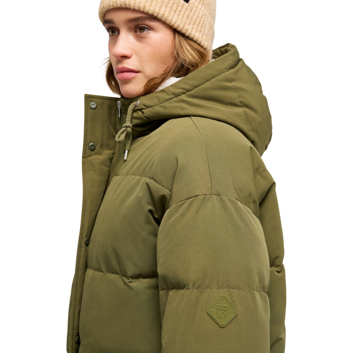 Manteau à capuche SEASIDE MEMORIES. vert winter moss, ROXY
