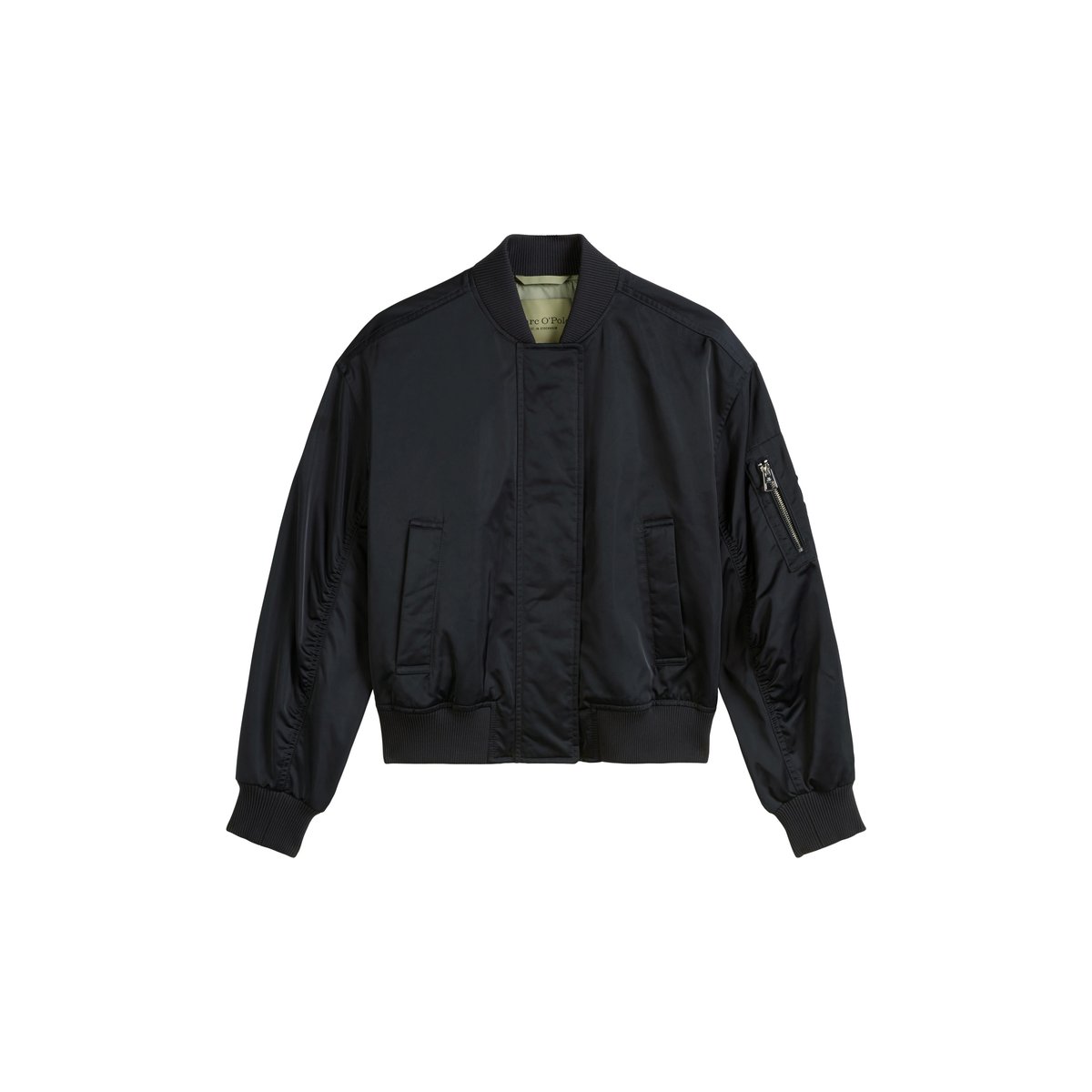 Blouson Travel Collection en sergé de polyester recyclé bleu foncé, MARC O'POLO