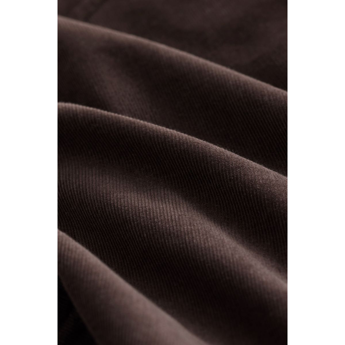 Chemise manches longues en velours côtelé marron chocolat, NEXT