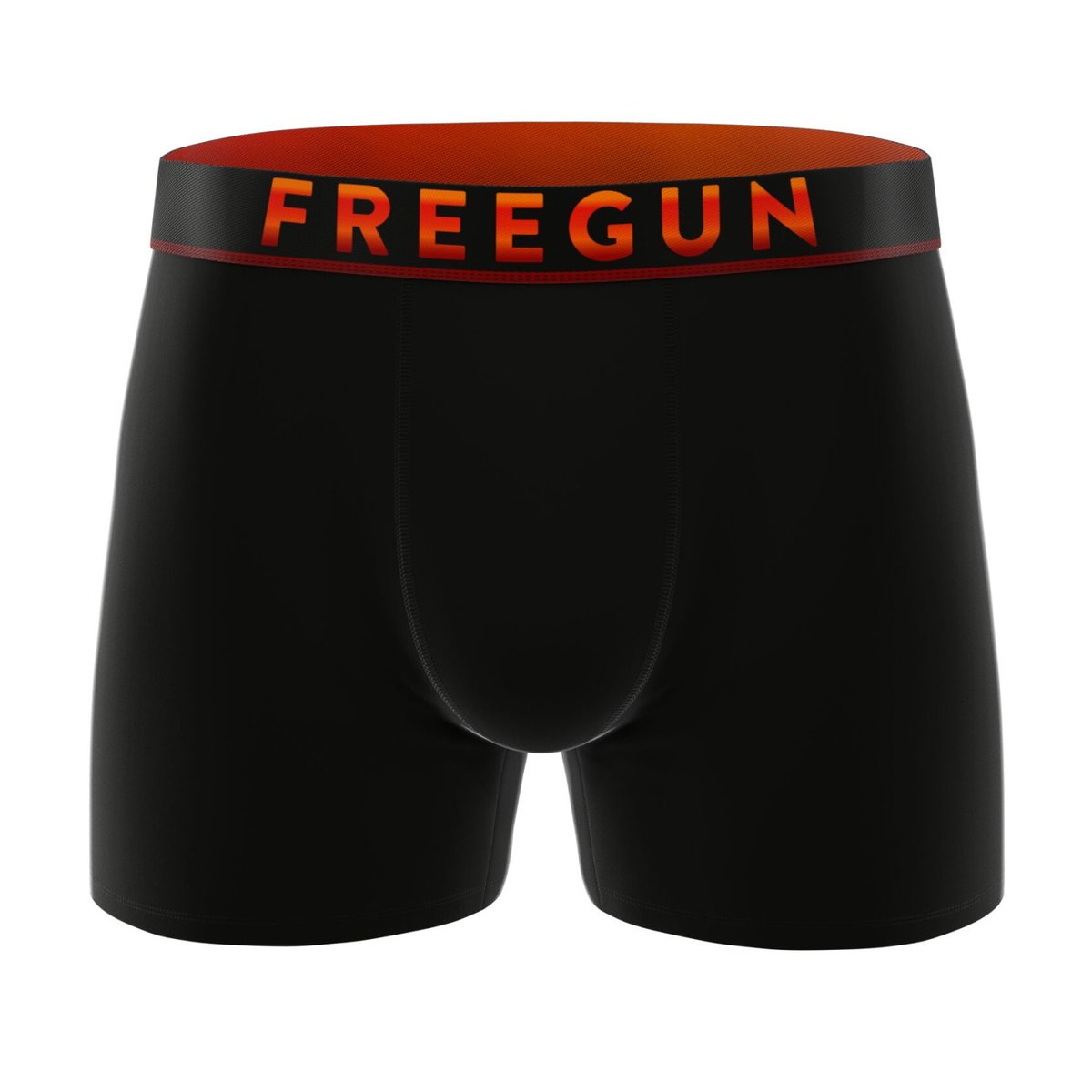 Lot De 4 Boxers Signature vert/noir/navy, FREEGUN