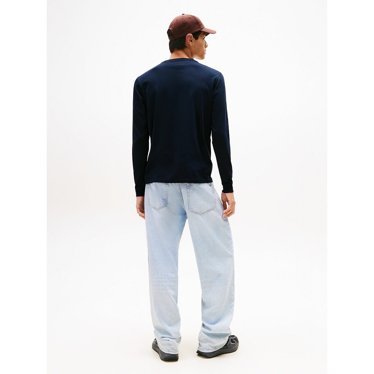 Pack of 2 T-Shirts with Long Sleeves black, TOMMY JEANS