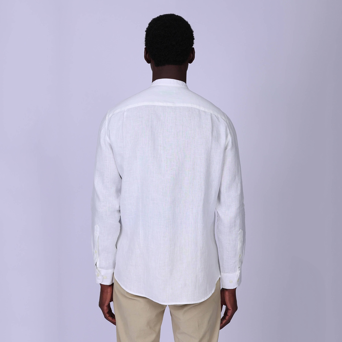 Chemise lin blanc casse, MISE AU GREEN