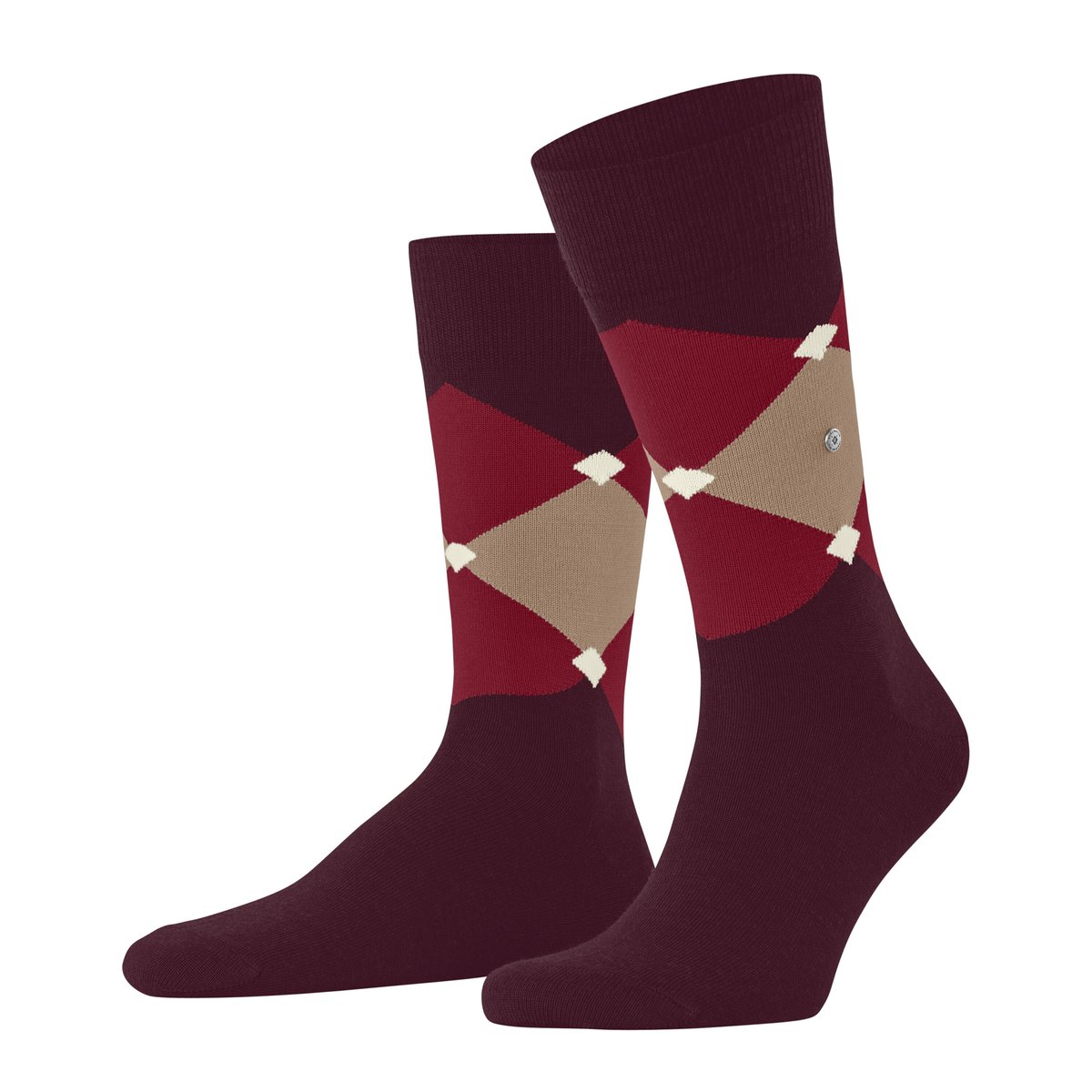 Chaussettes Warm Clyde Opaque rouge, BURLINGTON